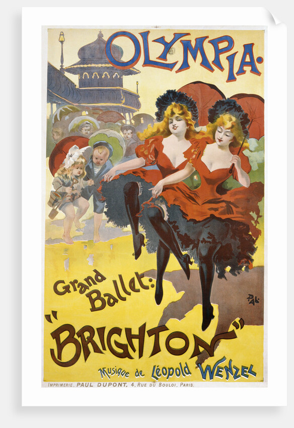 Olympia - Grand Ballet: "Brighton" Poster Advertisement by Pal