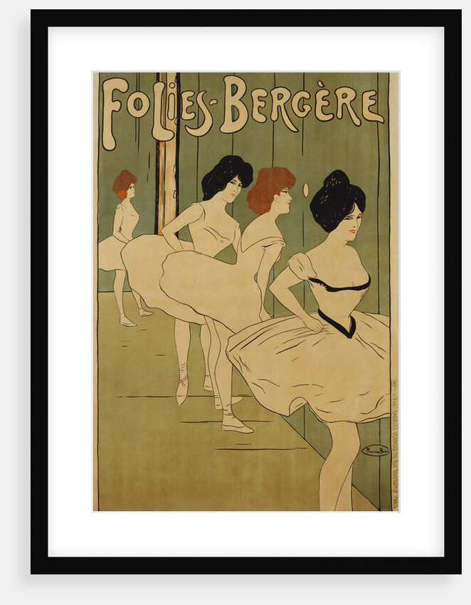Folies-Bergere Poster by Maurice Biais