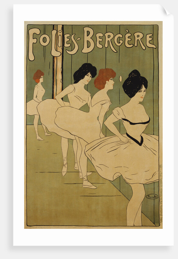 Folies-Bergere Poster by Maurice Biais