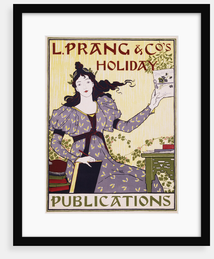 L. Prang & Co.'s Holiday Publications Poster by Louis John Rhead