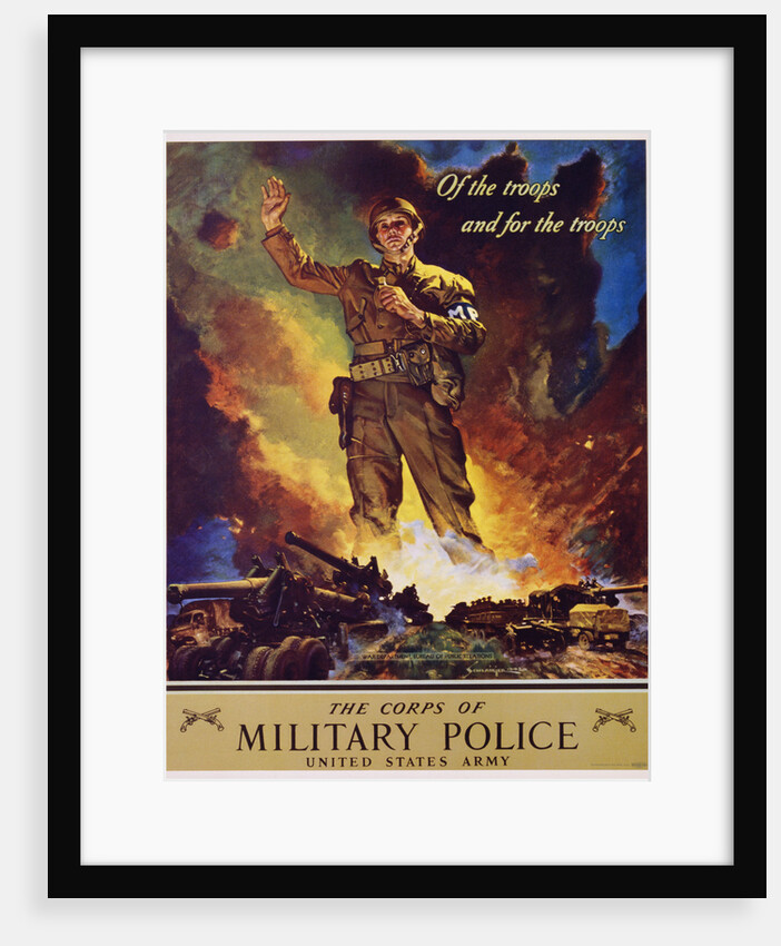 The Corps of Military Police Recruitment Poster by Jes Schlaikjer