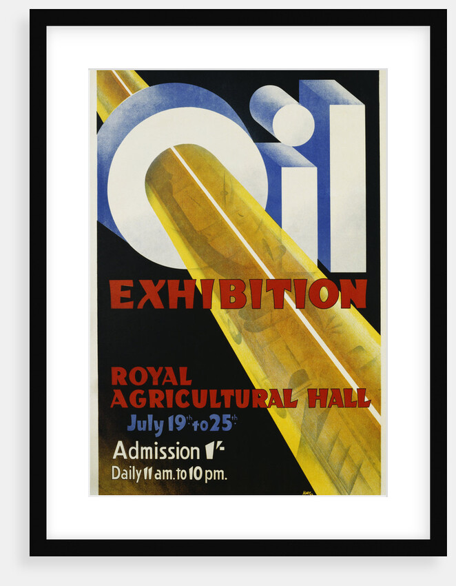 Oil Exhibition Poster by Anonymous