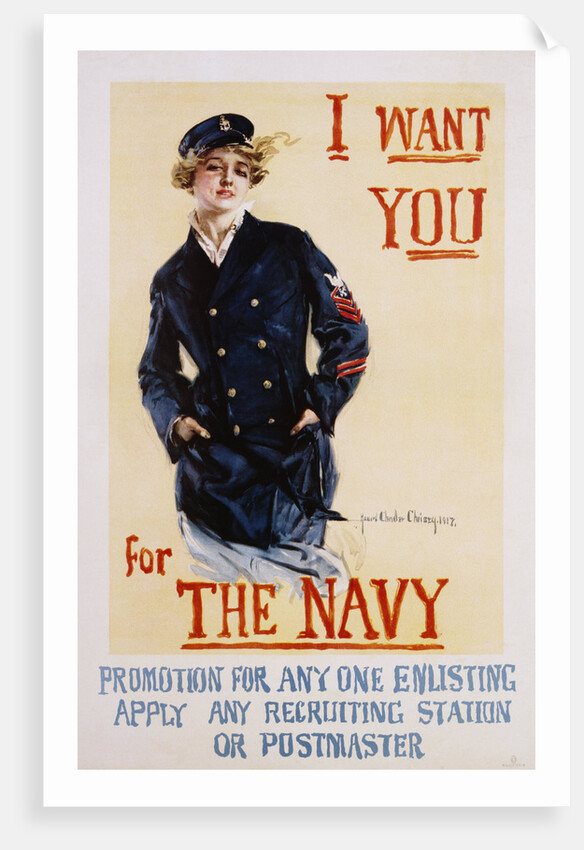 I Want You for the Navy Poster by Howard Chandler Christy