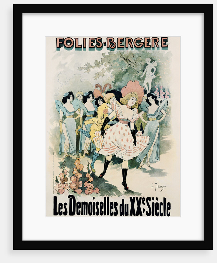Folies-Bergere: Les Demoiselles du Vingtieme Siecle Poster by A. Trinquier-Trianon