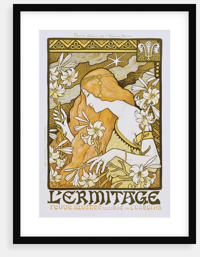L'Ermitage Poster by Paul Berthon
