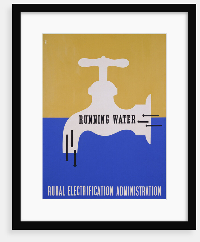 Running Water: Rural Electrification Administration by Lester Beall