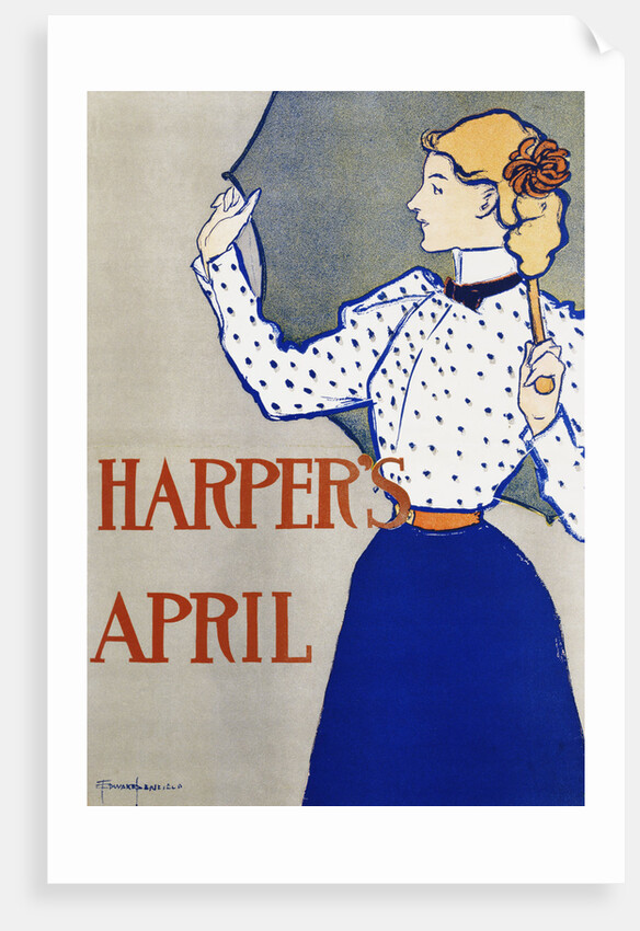 Harper's April Poster by Edward Penfield