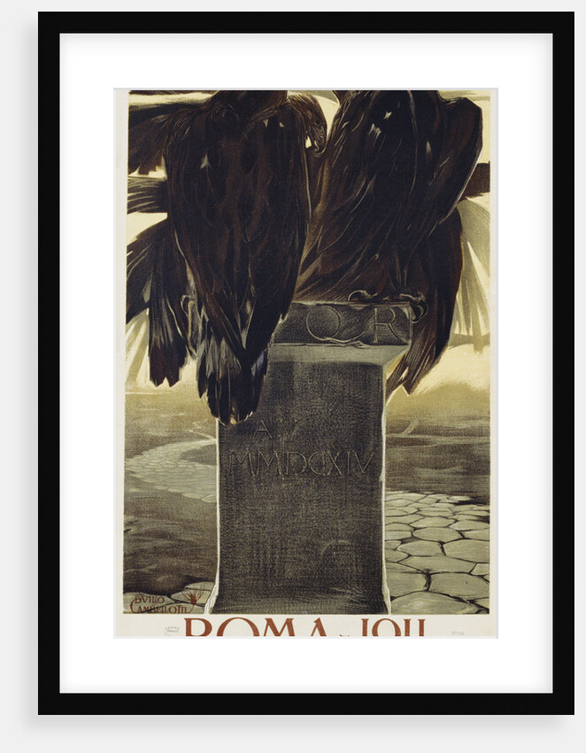 Esposizione Internationale, Roma 1911 Poster by Duilio Cambellotti