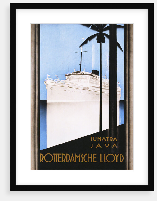 Rotterdamsche Lloyd Poster by Johann von Stein