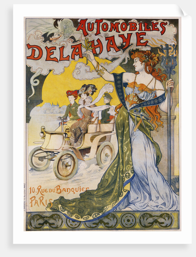 Automobiles Delahaye Poster by Anonymous
