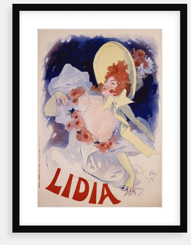 Lidia Poster by Jules Cheret