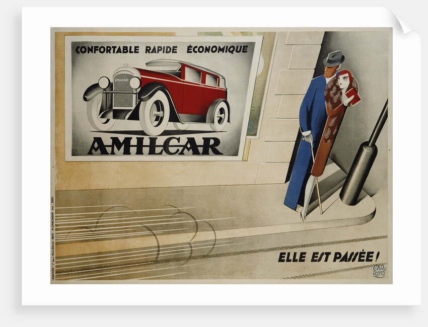 Amilcar Poster by Paolo Garretto