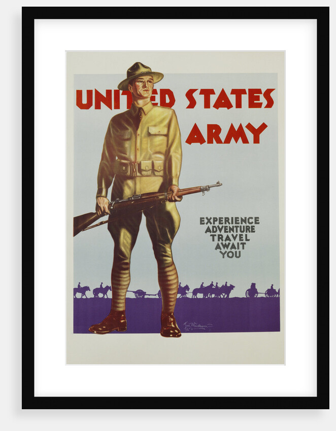 United States Army Poster by Tom Woodburn