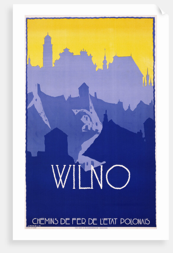 Wilno Poster by Stefan Norblin