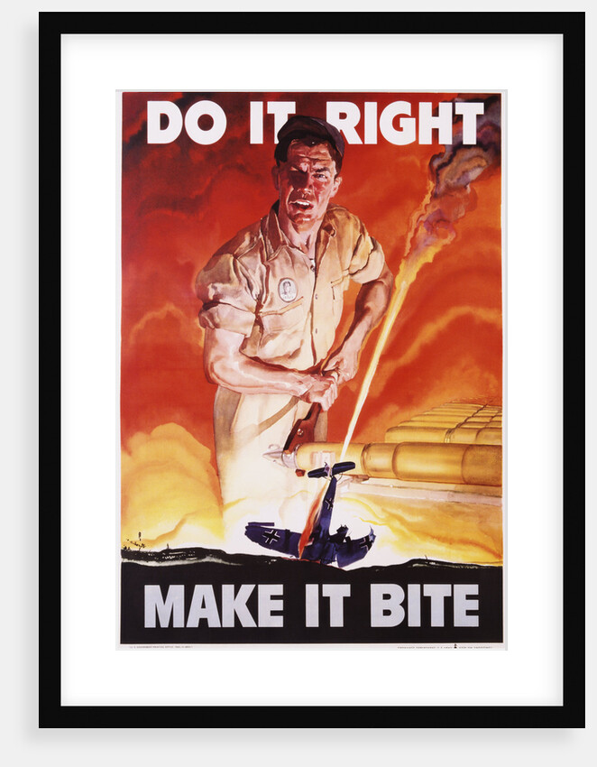 Do It Right, Make It Bite Poster by Cecil Calvert Beall