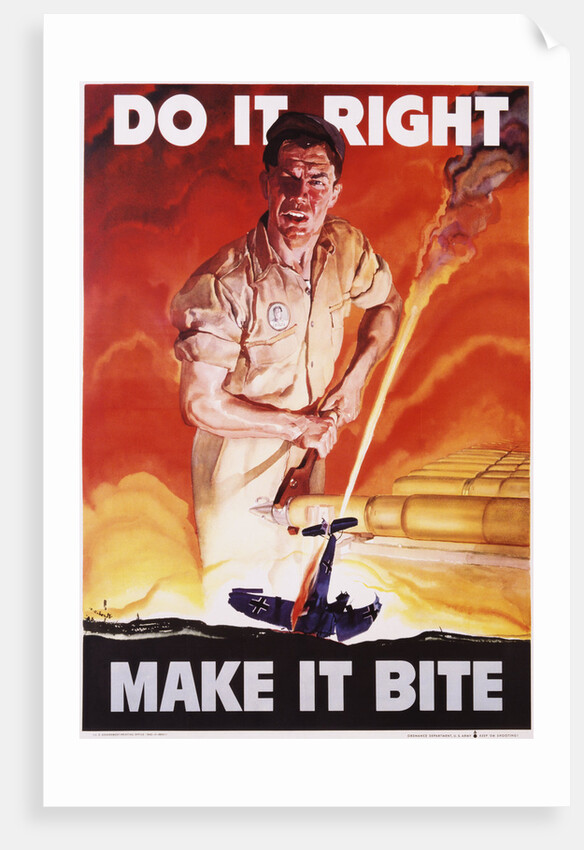 Do It Right, Make It Bite Poster by Cecil Calvert Beall