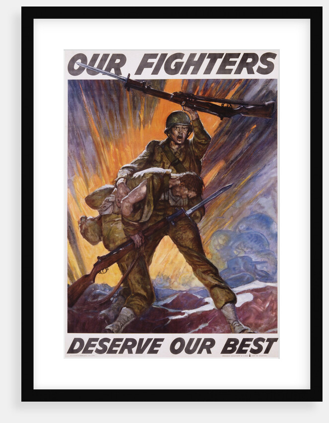 Our Fighters Deserve Our Best Poster by Anonymous