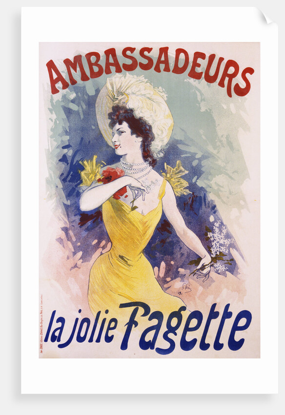 Ambassadeurs: La Jolie Fagette Poster by Jules Cheret