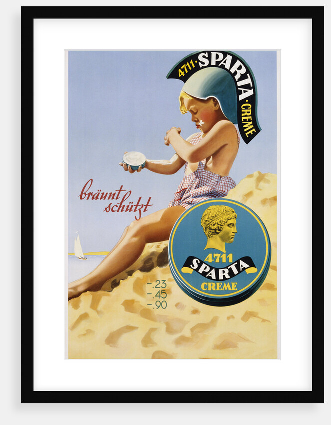 Sparta Creme Poster by Anonymous