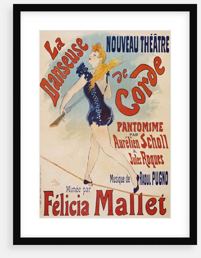 La Danseuse de Corde by Jules Cheret