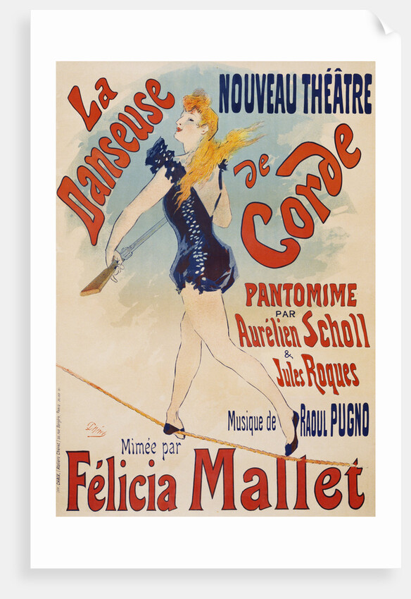 La Danseuse de Corde by Jules Cheret