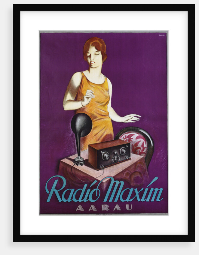 Radio Maxim Poster by Otto Ernst