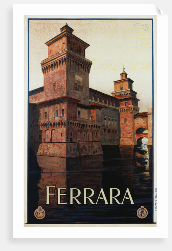 Ferrara Poster by Mario Borgoni
