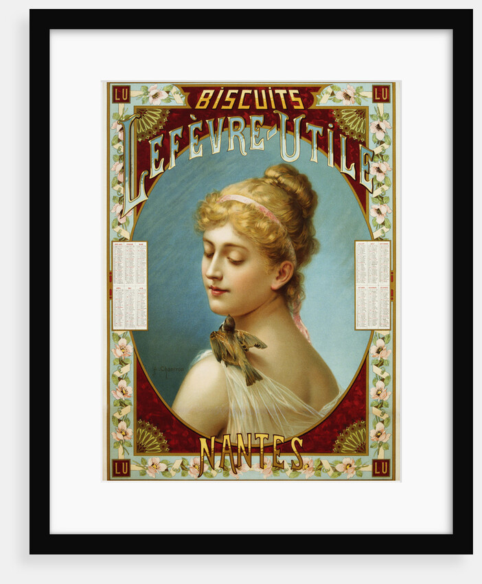 Biscuits Lefevre-Utile Poster by A.J. Chantron