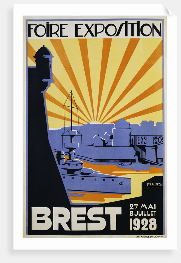 Foire Exposition Brest Poster by C. Lautrou