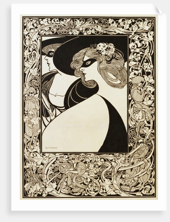 Masquerade Poster by William H. Bradley