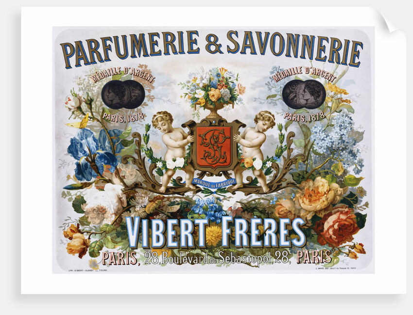 Parfumerie & Savonnerie - Vibert Freres Poster by L. Marx