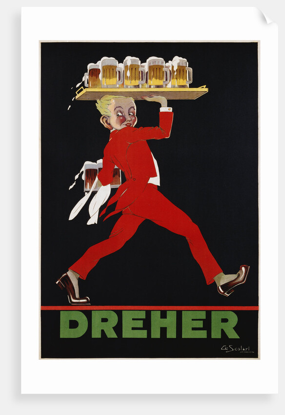 Dreher Poster by A. Scolari