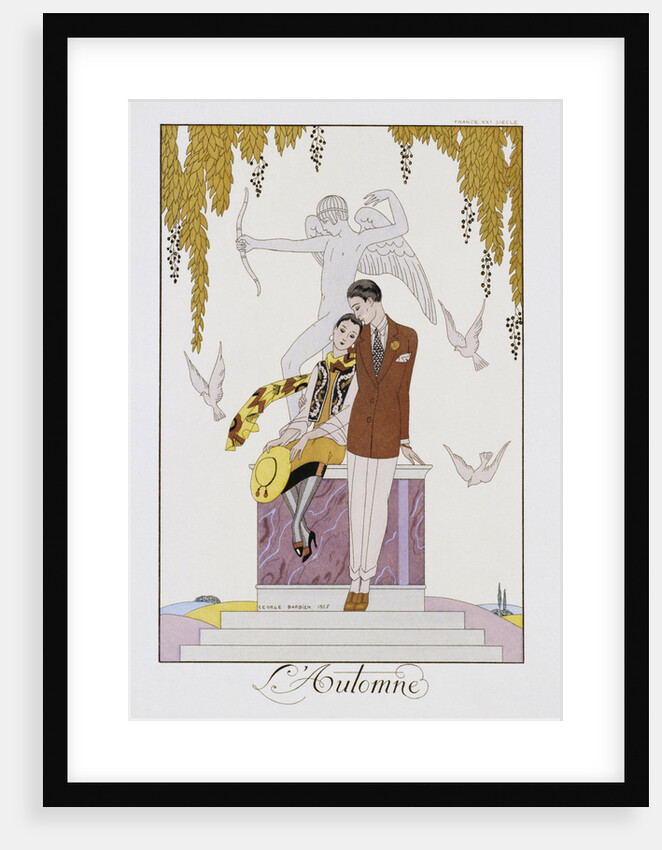 L'Automne Poster by Georges Barbier