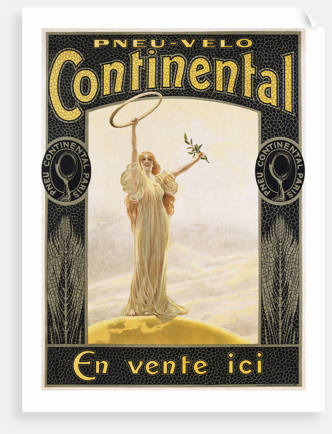 Pneu Velo Continental en Vente Ici Poster by Anonymous
