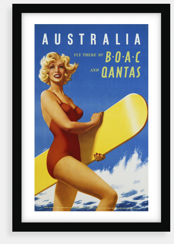 Australia Travel Poster by Anonymous