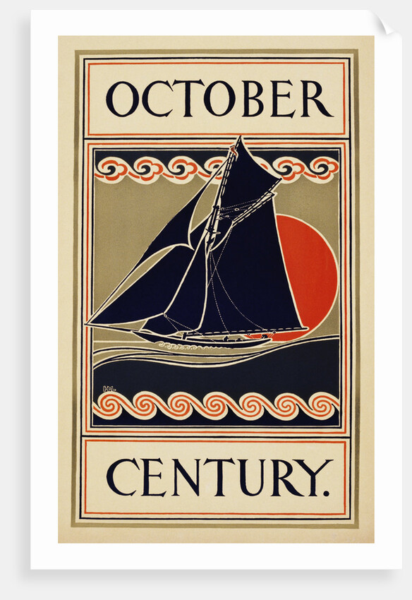 October Century Poster by H.M. Lawrence