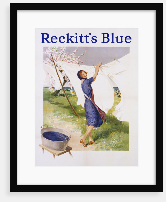Reckitt's Blue Dye Advertisement Poster by Anonymous