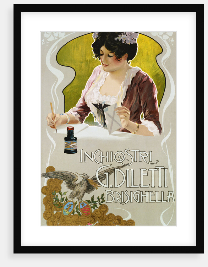 Inchiostri G. Diletti Brisighella Writing Ink Poster by Anonymous