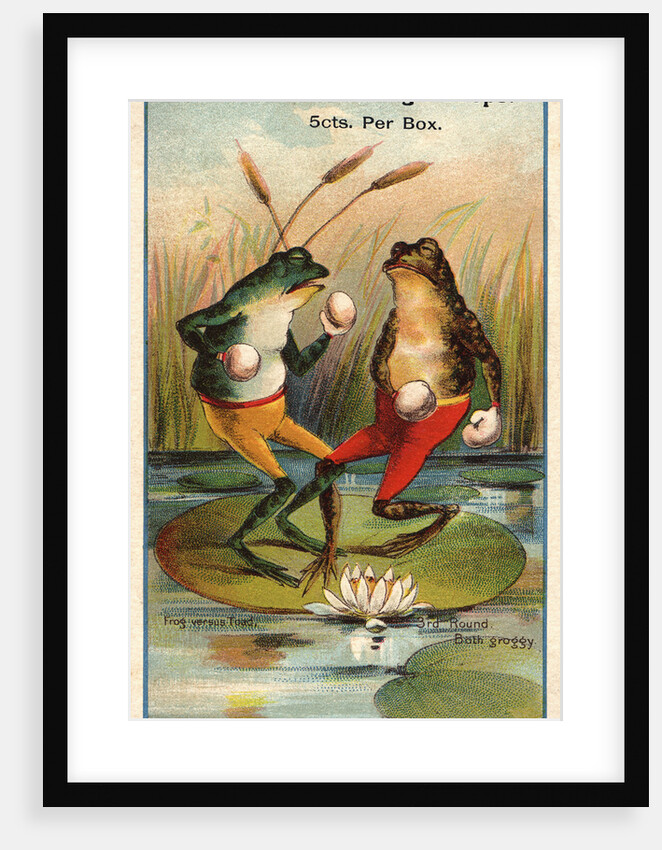 Frog Versus Toad Red Cross Cough Drops Advertisement by Anonymous