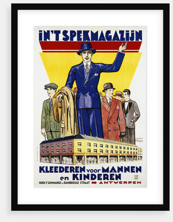 In't Spekmagazijn Poster by Studio P. Rayez