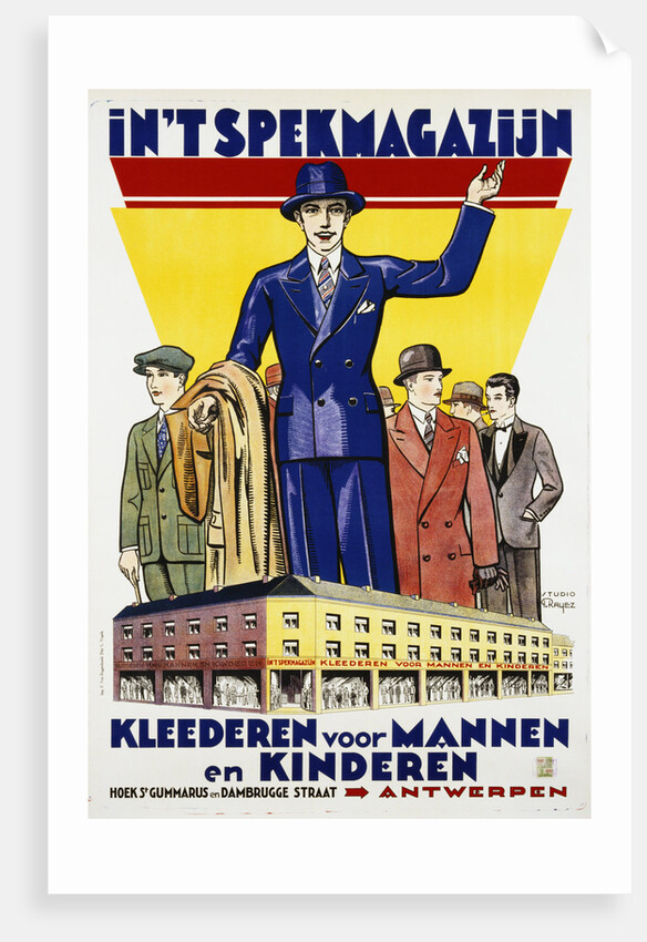 In't Spekmagazijn Poster by Studio P. Rayez
