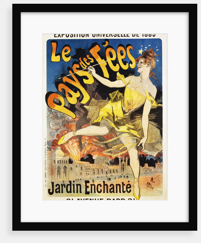 Le Pays des Fees Poster by Jules Cheret