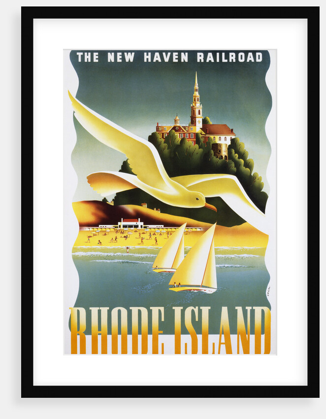 Rhode Island Poster by Ben Nason