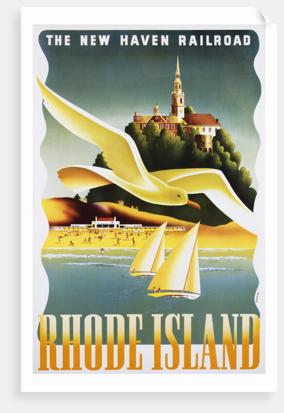 Rhode Island Poster by Ben Nason