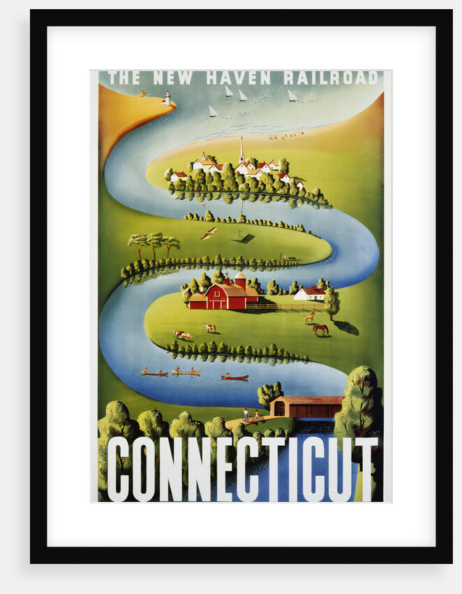 Connecticut Poster by Ben Nason