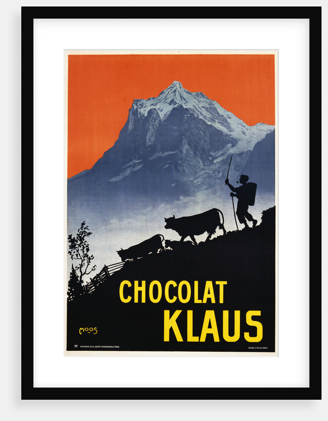 Chocolat Klaus Poster by Carl Moos