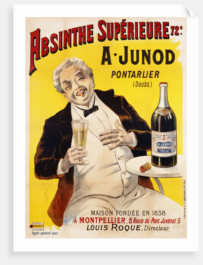 Absinthe Superieure Beverage Poster by Anonymous