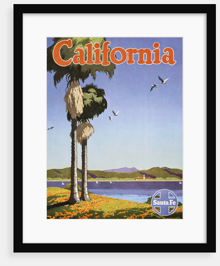 California Poster by Oscar Bryn