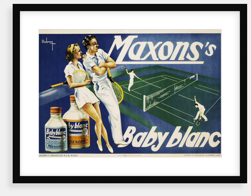 Maxons's Baby Blanc Linen Wash Poster by Meulemans
