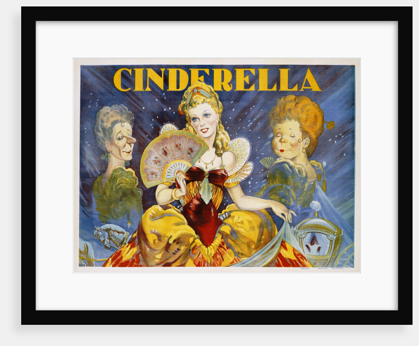 Cinderella Color Print by Anonymous